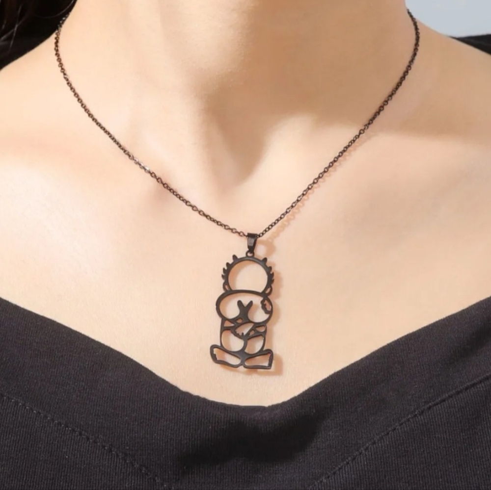 Black Handala Necklace